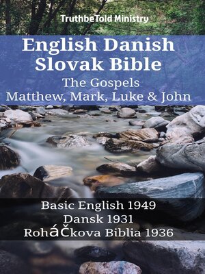 cover image of English Danish Slovak Bible--The Gospels--Matthew, Mark, Luke & John